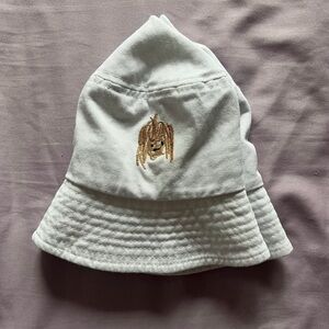 Enya Umanzor/Enjajaja Emergency Intercom White Summer Bucket Hat